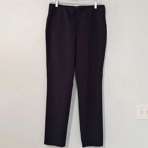 Katherine Kelly Pull On Dress Casual Navy Pants 8 Slim Fit